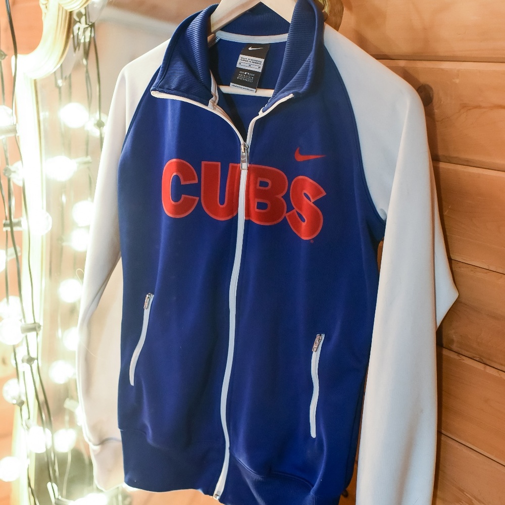 Nike Fitted Cub's Women's Zip Up Track Jacket M
